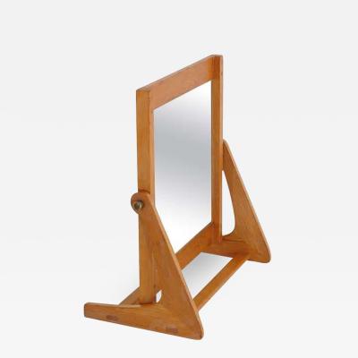 Nybro Fr seke Swedish Midcentury Mirror in Oak