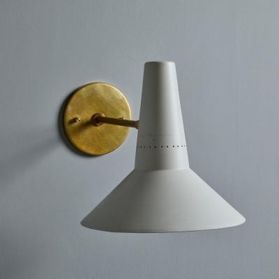 O Luce Large 1950s Giuseppe Ostuni Articulating Arm Sconce for O Luce