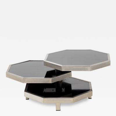 OCTAGONAL COFFEE TABLE ATTRIBUTED TO ACERBIS