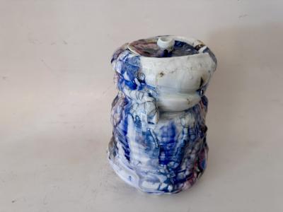 OFUKE URUSHI MIZUSASHI TEA CEREMONY WATER JAR by Kodai Ujiie