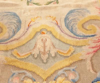 ONE OF A KIND SAVONNERIE STYLE SPANISH CIRCULAR RUG