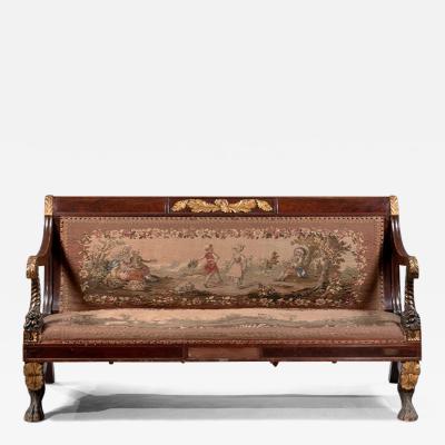 ONE OF THE PAIR OF JAMES BEEKMAN FAMILY CLASSICAL SOFAS