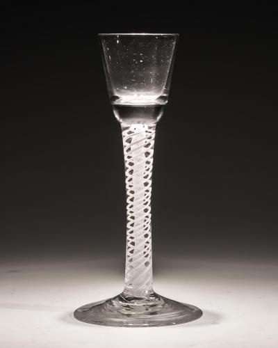 OPAQUE TWIST CORDIAL GLASS
