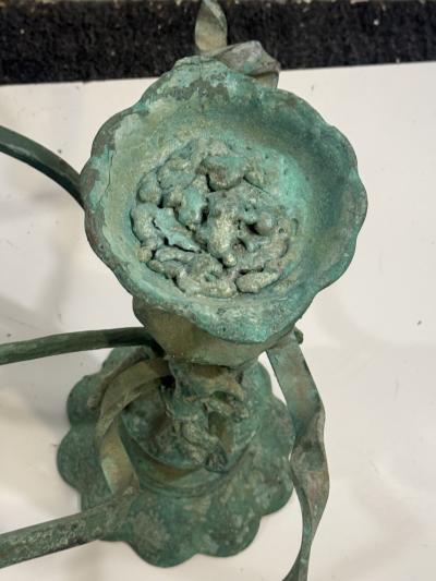 ORGANIC MODERNIST VERDIGRIS BRONZE COFFEE TABLE