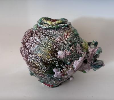 ORIBE URUSHI TSUBO JAPANESE JAR by Kodai Ujiie Japanese b 1990 