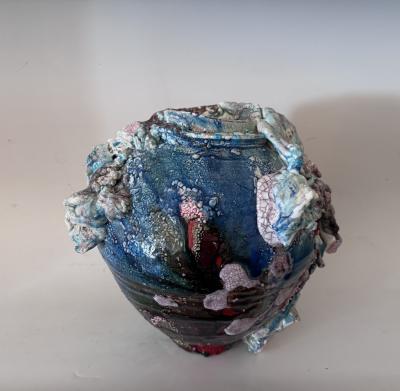 ORIBE URUSHI TSUBO JAPANESE JAR by Kodai Ujiie Japanese b 1990 