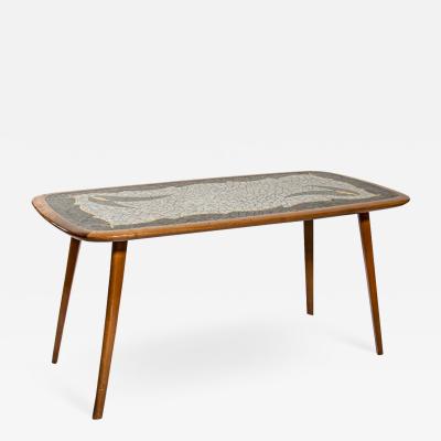 ORIGINAL 1950S ART MOSAIC TABLE