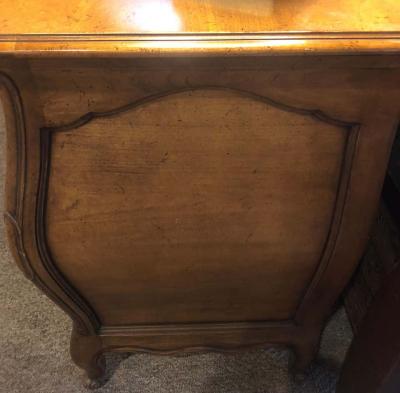 Oak Bodart Burn Impressed Bombay Country French Commode Chest or Dresser