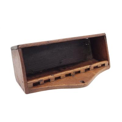 Oak Candle Box or Spoon Rack England circa 1750