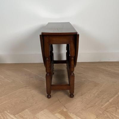 Oak Drop Leaf Table England Circa 19th Century
