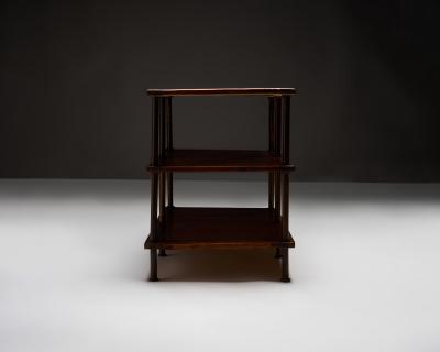 Oak and Copper Industrial Console France 20th C