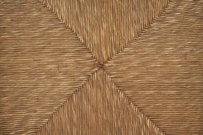 Oak and Rush Armchair by LOV Netherlands ca 1920s