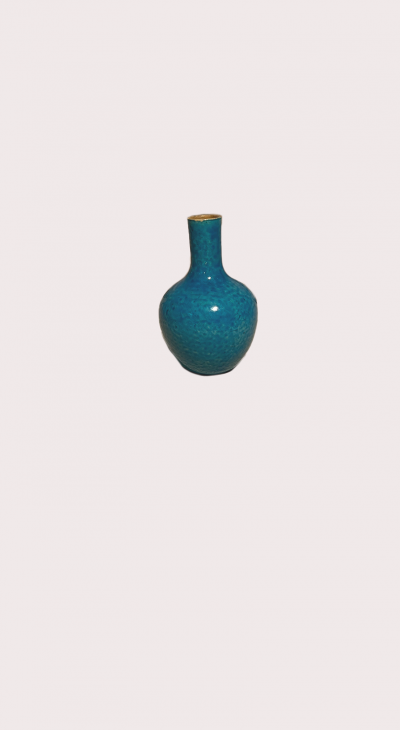 Ocean Blue Ceramic Vase
