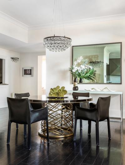 Ochre Arctic Pear Chandelier Round Dark Bronze 60cm 24in