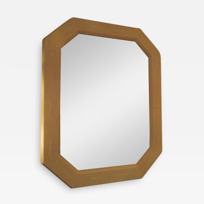 Octagonal Shagreen Mirror