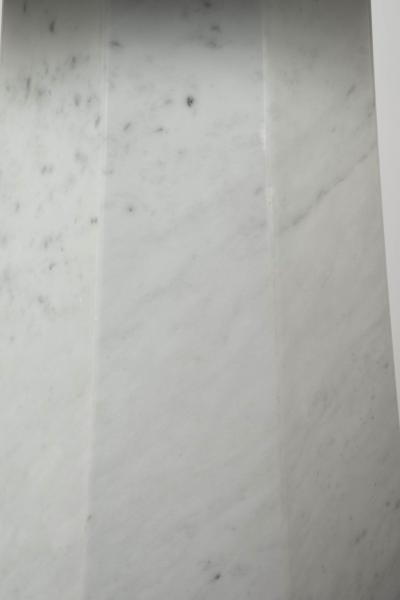 Octagonal Top Dining Table in Carrara Marble