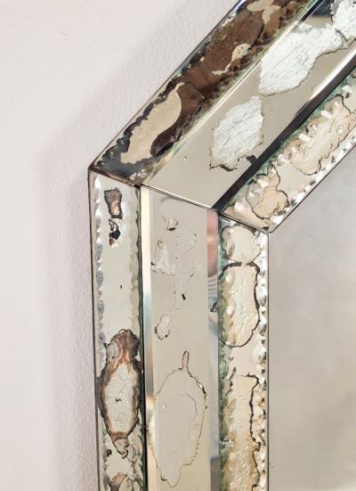 Octagonal Venetian Mirror Italy circa 1920