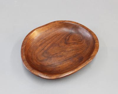 Odile Noll Alexandre and Odile Noll Two Wooden Carved Trays