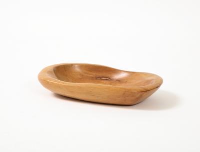 Odile Noll Hand Sculpted Wooden Dish by Odile Noll France c 1950