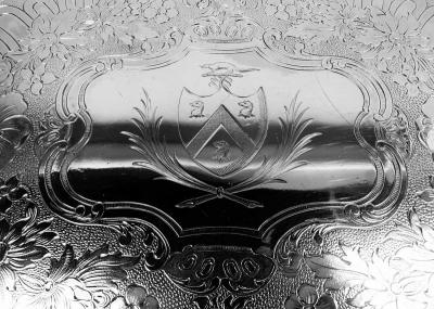 Odiot French Belle Epoque Classical Silver Tray