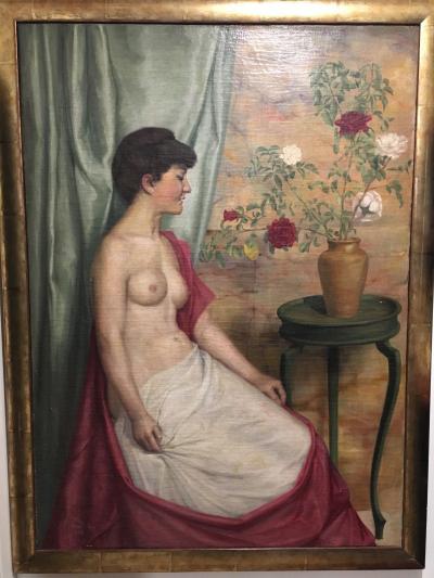 Oil Painting of Nude Woman Unknown 19th Century French School