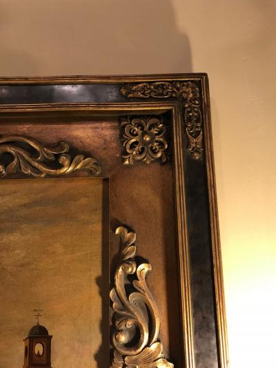 Oil on Canvas City View Sunset City Scene with Palace Signed Kitty Young