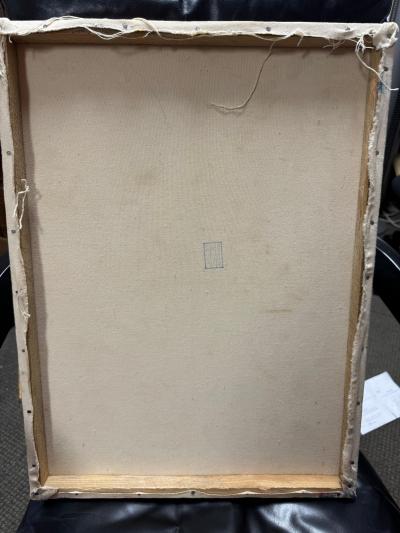 Oil on Canvas Portrait Painting of West Indies Woman by Lenier