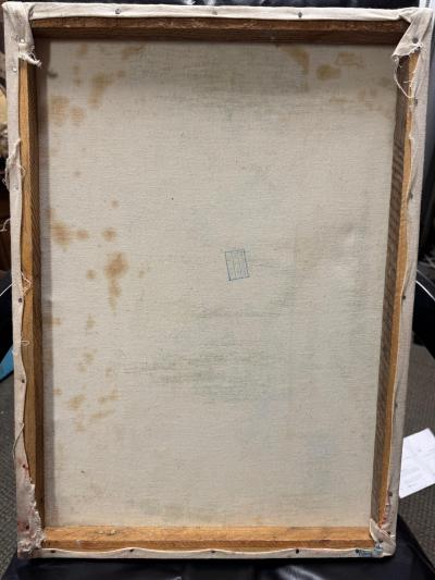 Oil on Canvas Portrait of West Indies Woman by Lenier