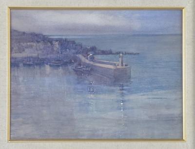 Oil on Wood From 4 North Rocks Road Churston Devon England circa 1890