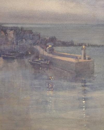 Oil on Wood From 4 North Rocks Road Churston Devon England circa 1890