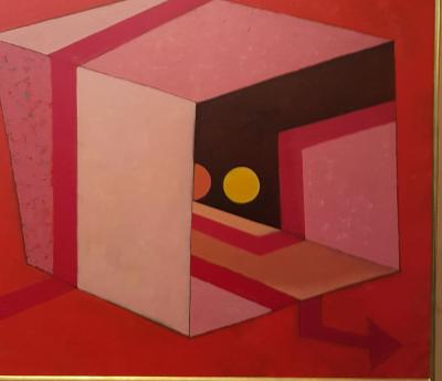 Oil on canvas by Sidney Siegal