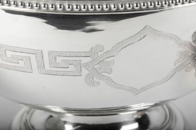 Old English Sheffield Silver Plated Covered Tureen