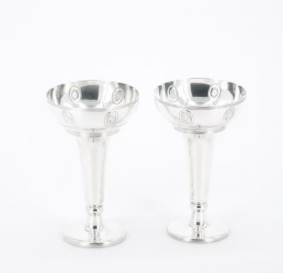 Old English Sheffield Silver Plated Pair of Decorative Bud Vases