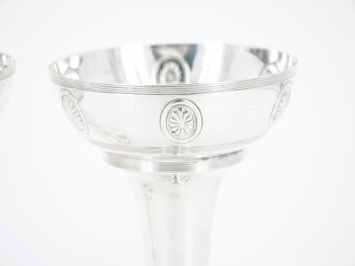 Old English Sheffield Silver Plated Pair of Decorative Bud Vases