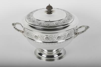 Old English Silver Plate Sheffield Covered Tureen