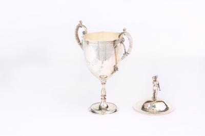 Old English Silver Plated Covered Urn