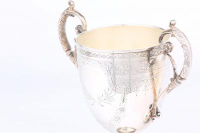 Old English Silver Plated Covered Urn