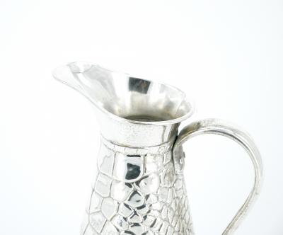 Old English Silver Plated Crocodile Design Decorative Jug Vase