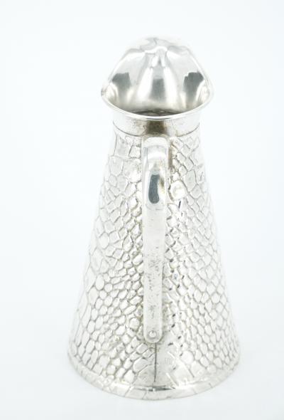 Old English Silver Plated Crocodile Design Decorative Jug Vase
