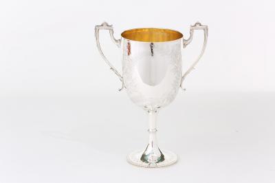 Old English Silver Plated Handled Decorative Vase