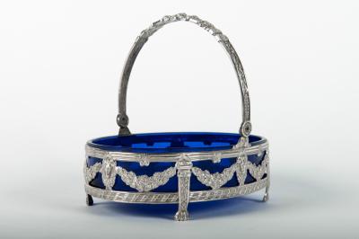 Old English Sterling Silver Footed Decorative Dish