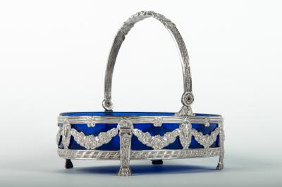 Old English Sterling Silver Footed Decorative Dish