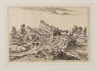 Old Master Engraving After Titian Italy circa 1750