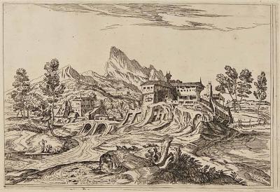 Old Master Engraving After Titian Italy circa 1750