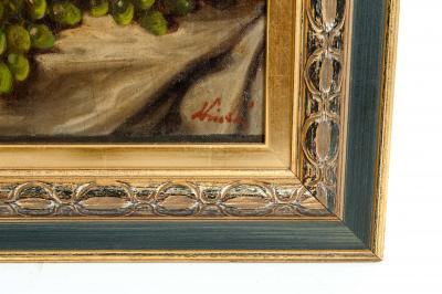 Old Master Gilt Wood Frame Oil Canvas