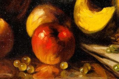 Old Master Gilt Wood Frame Oil Canvas
