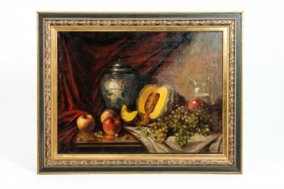 Old Master Gilt Wood Frame Oil Canvas
