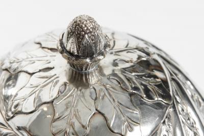 Old Sheffield Silver Plated Egg Shape Liquor Cave