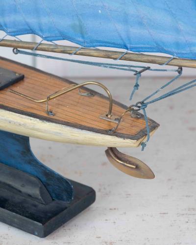 Old Star Wood Tin Pond Yacht Southport England circa 1950