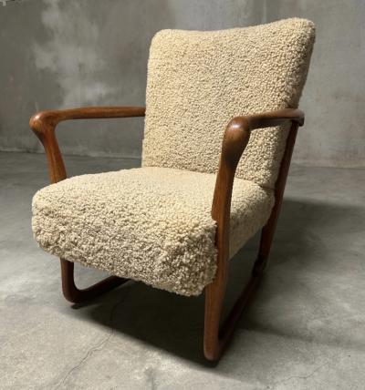 Ole Jacobsen Ole Jacobsen Rare Armchair for C B Hansen Etabl Denmark 1949